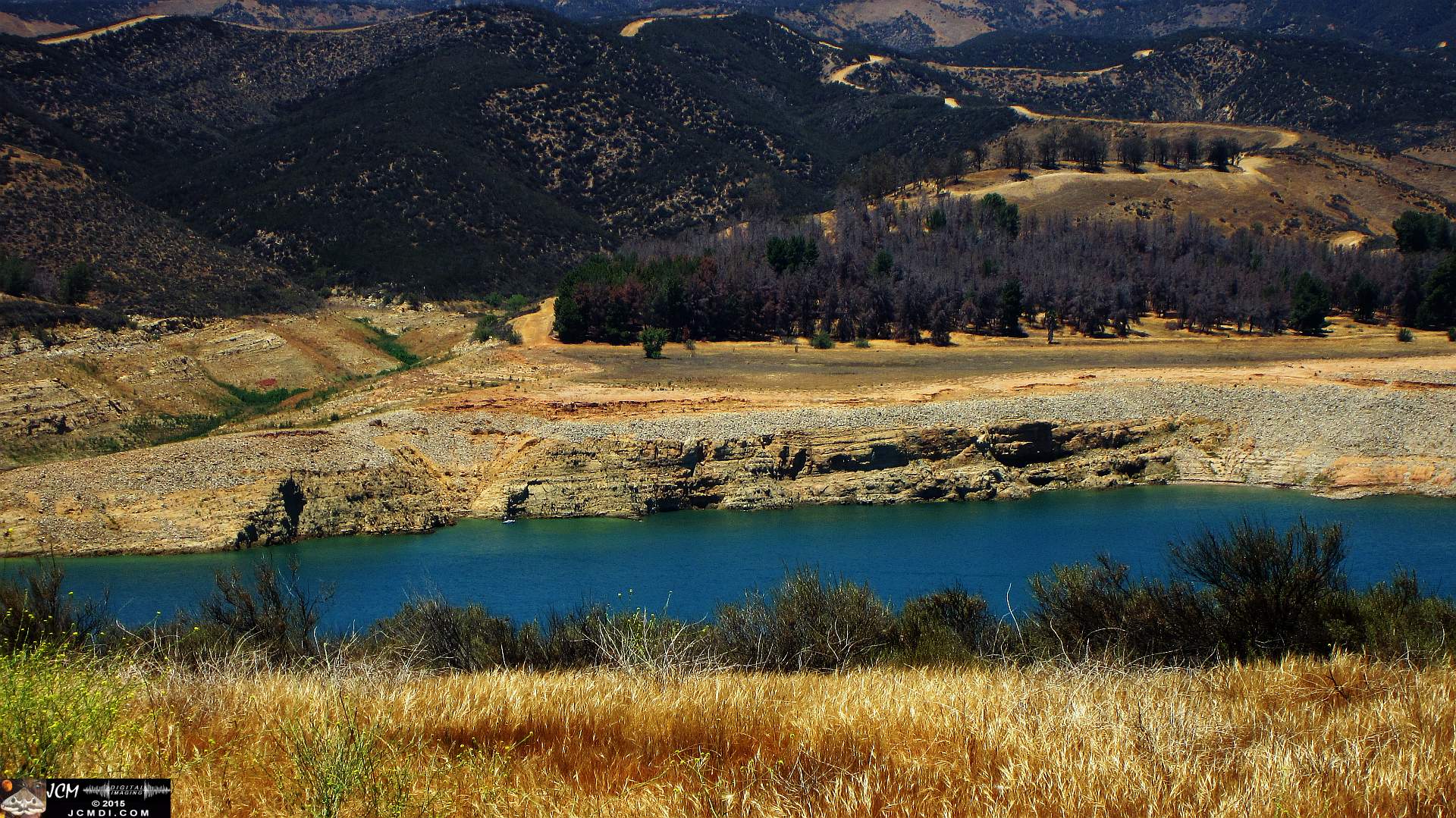 Castaic Lake low water level California drought June 14 2015 jcmdi.com